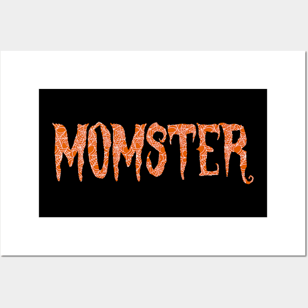 Momster Monster Mother - Halloween Wall Art by HappyGiftArt